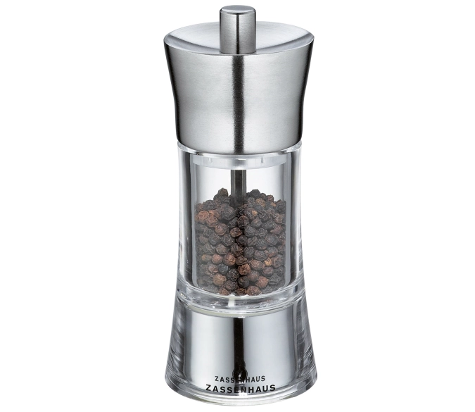 Pfeffermühle Aachen 14 cm Edelstahl/Acryl