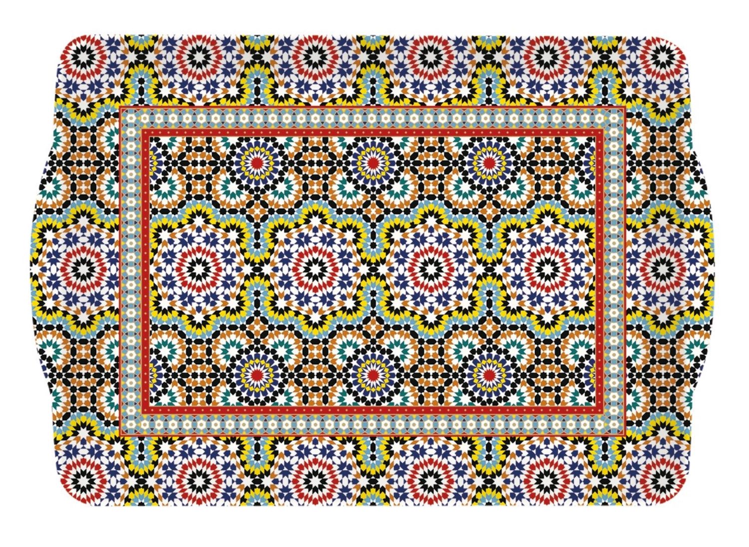 Art Around the World Plateau arabe a. poignées 33x22cm