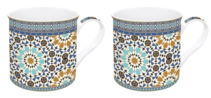 2pcs. Art Around the World Arabian goblet