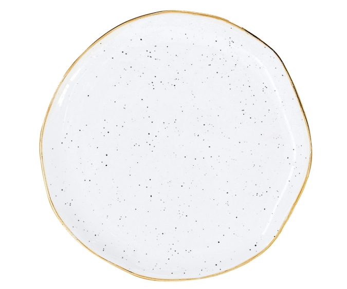 Artesanal Assiette à tapas, blanc, D10cm