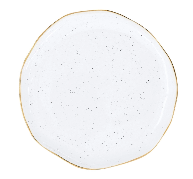 Artesanal Assiette, blanc, D16cm