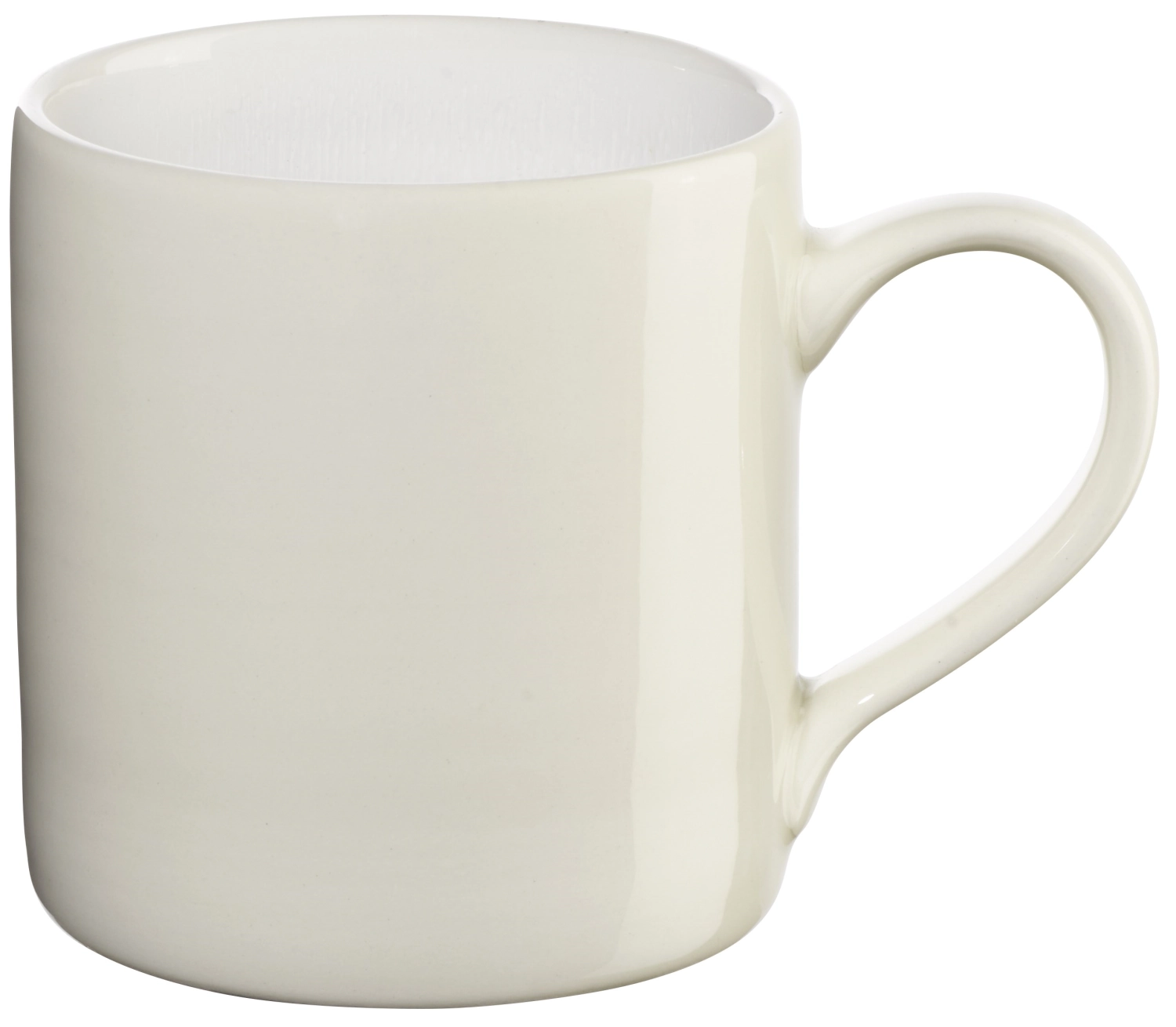 Re:glaze Gobelet à anse, sparkling white