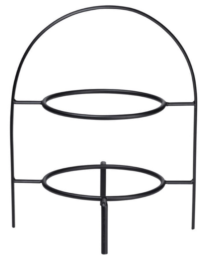 À Table ligne noire Etagere 2-stufig für Dessertteller