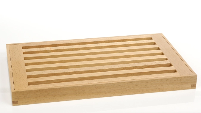 Brotbrett Buchenholz 40x23x3 cm
