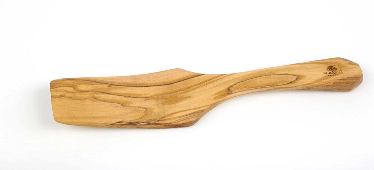 Spachtel rund Olivenholz 30 cm