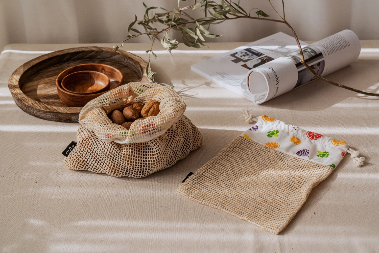 Set de 2 filets à fruits et légumes fruits et légumes m et l