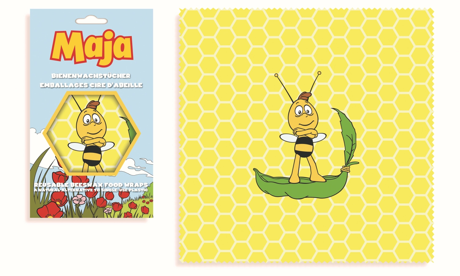 Bienenwachstuch Biene-Maja Willi