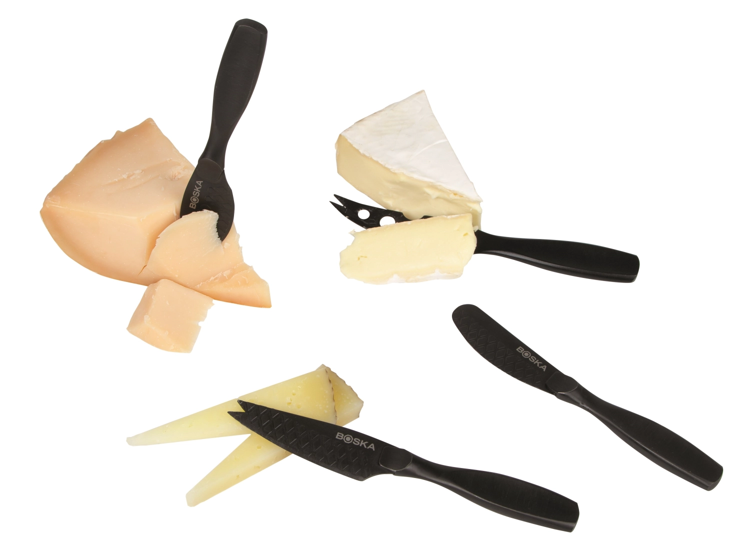 Set à fromage mini monaco+ noir inox 190x190x24