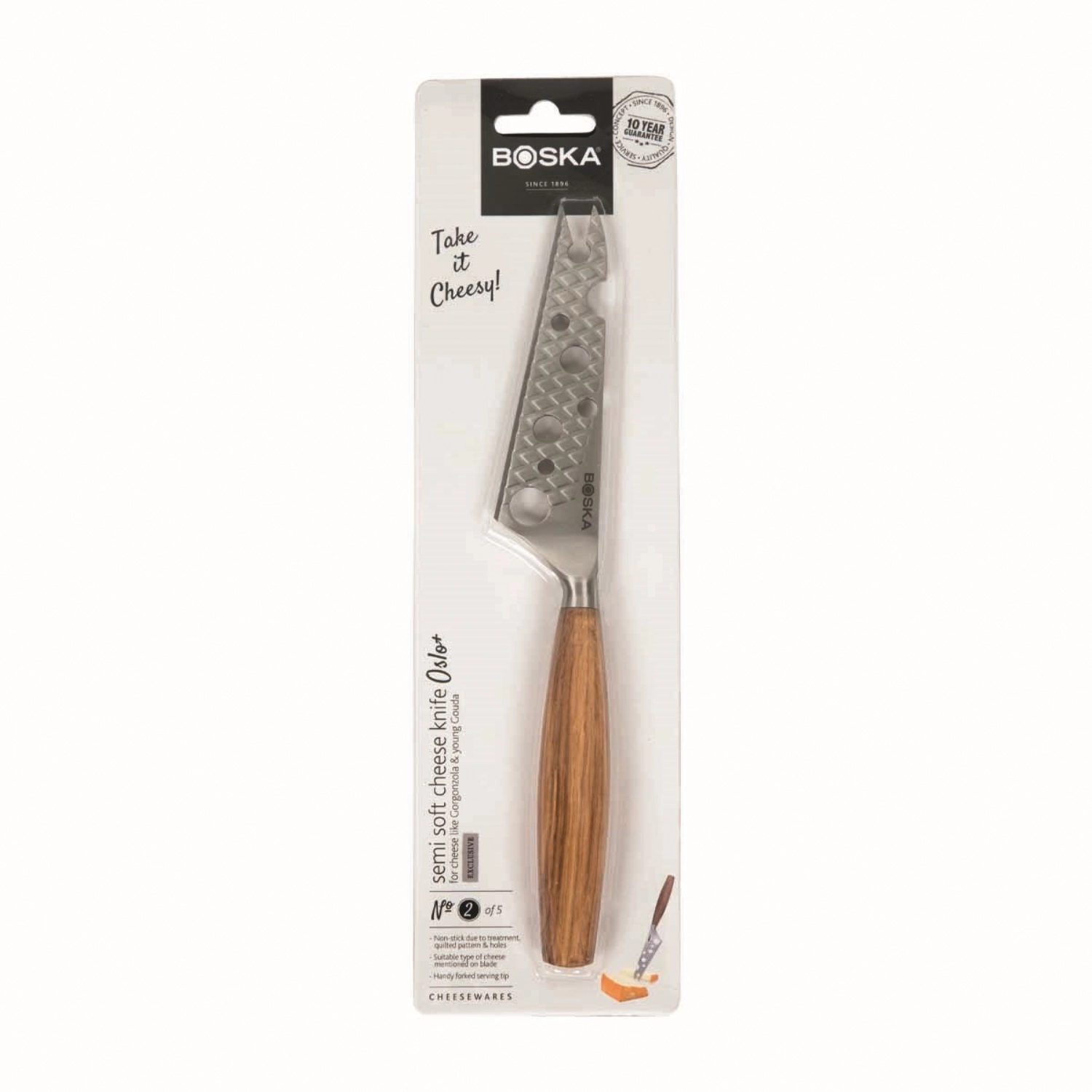 Käsemesser für Halbweichen Käse Oslo+ Nr. 2 L:235xB:35xH:15