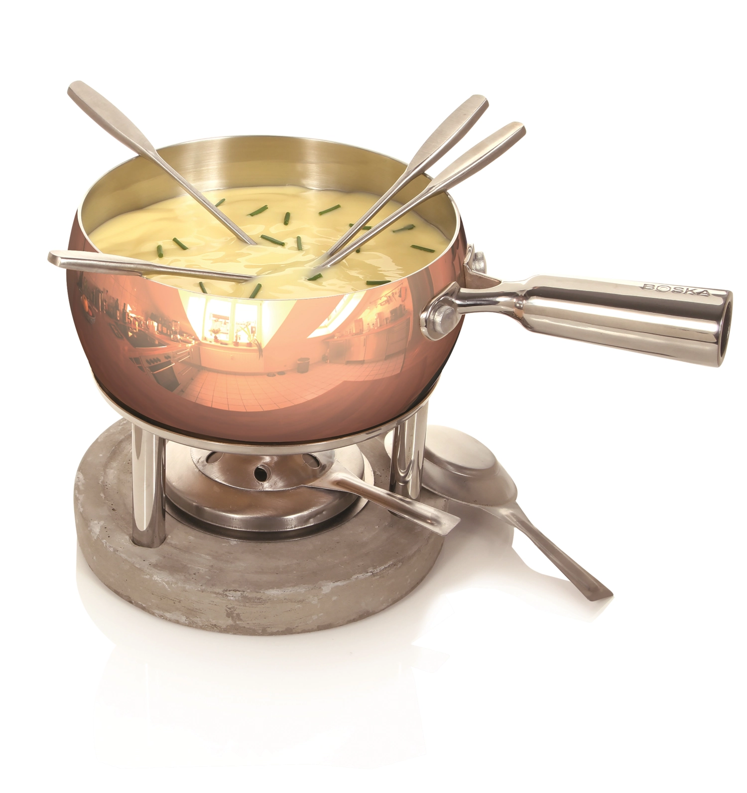 Set à fondue cuivre 1.7lt
