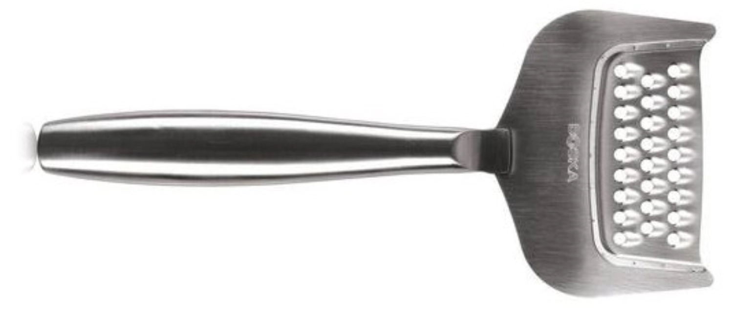 Käsereibe Copenhagen silber Edelstahl 290x80x18mm