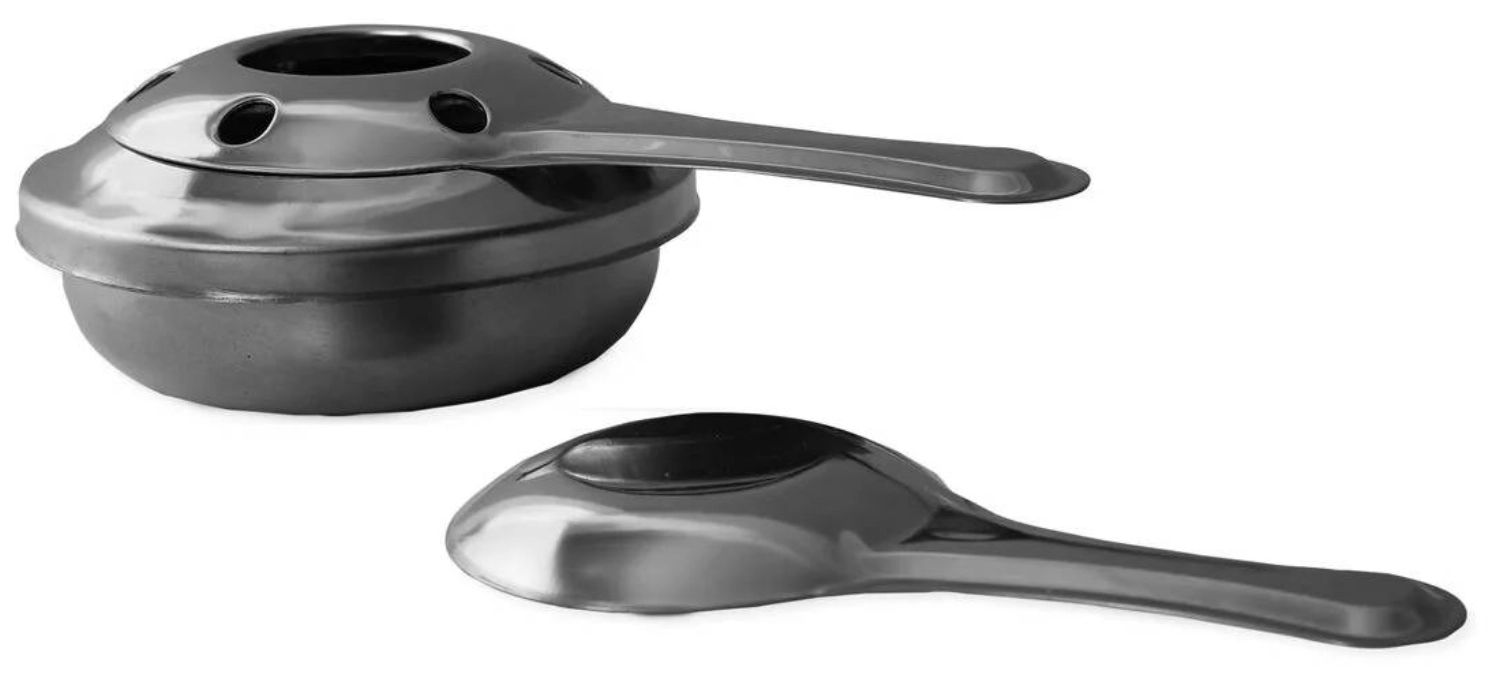 Brûleur à fondue et pâte acier inoxydable