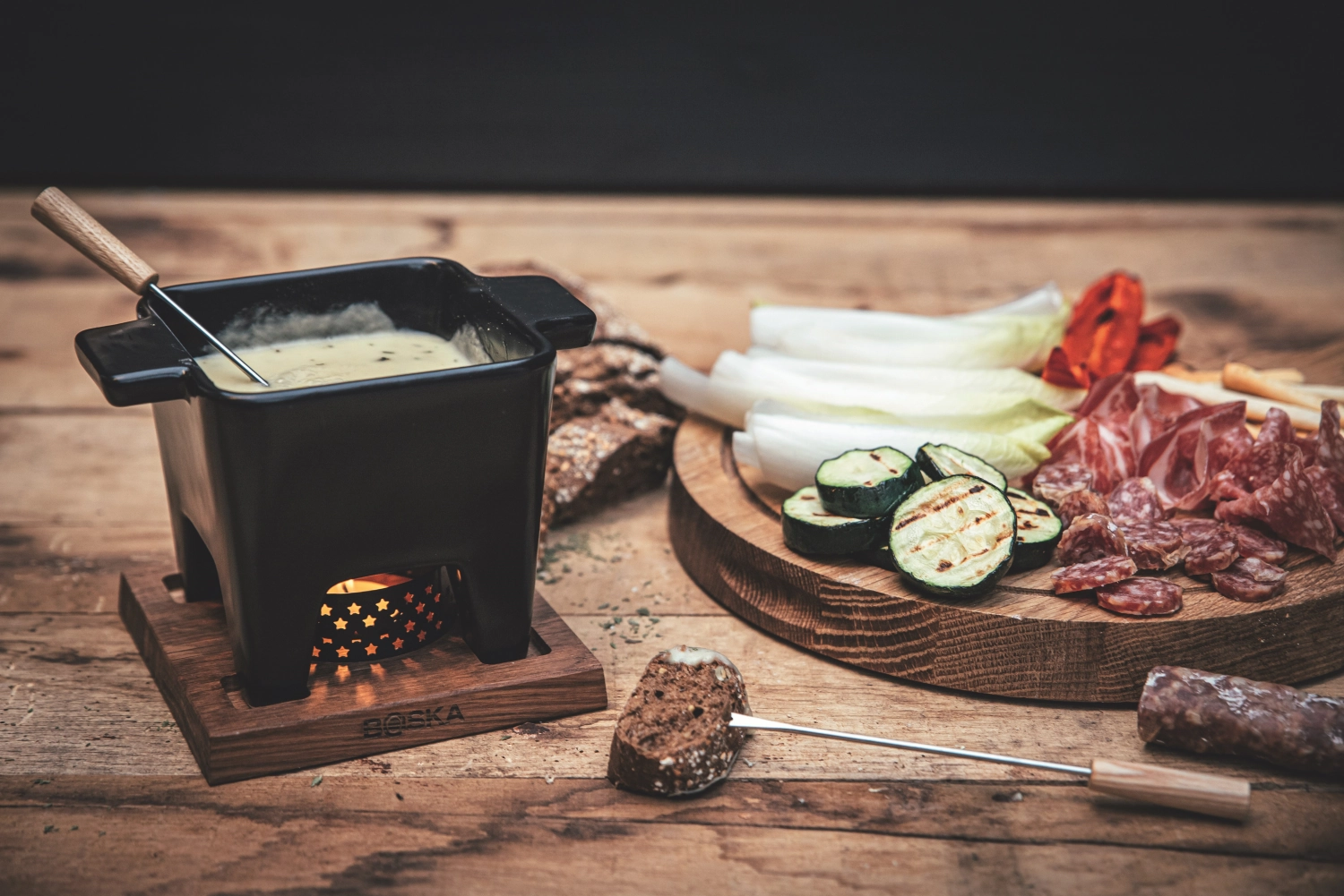 Fondue tapas nero l 400ml