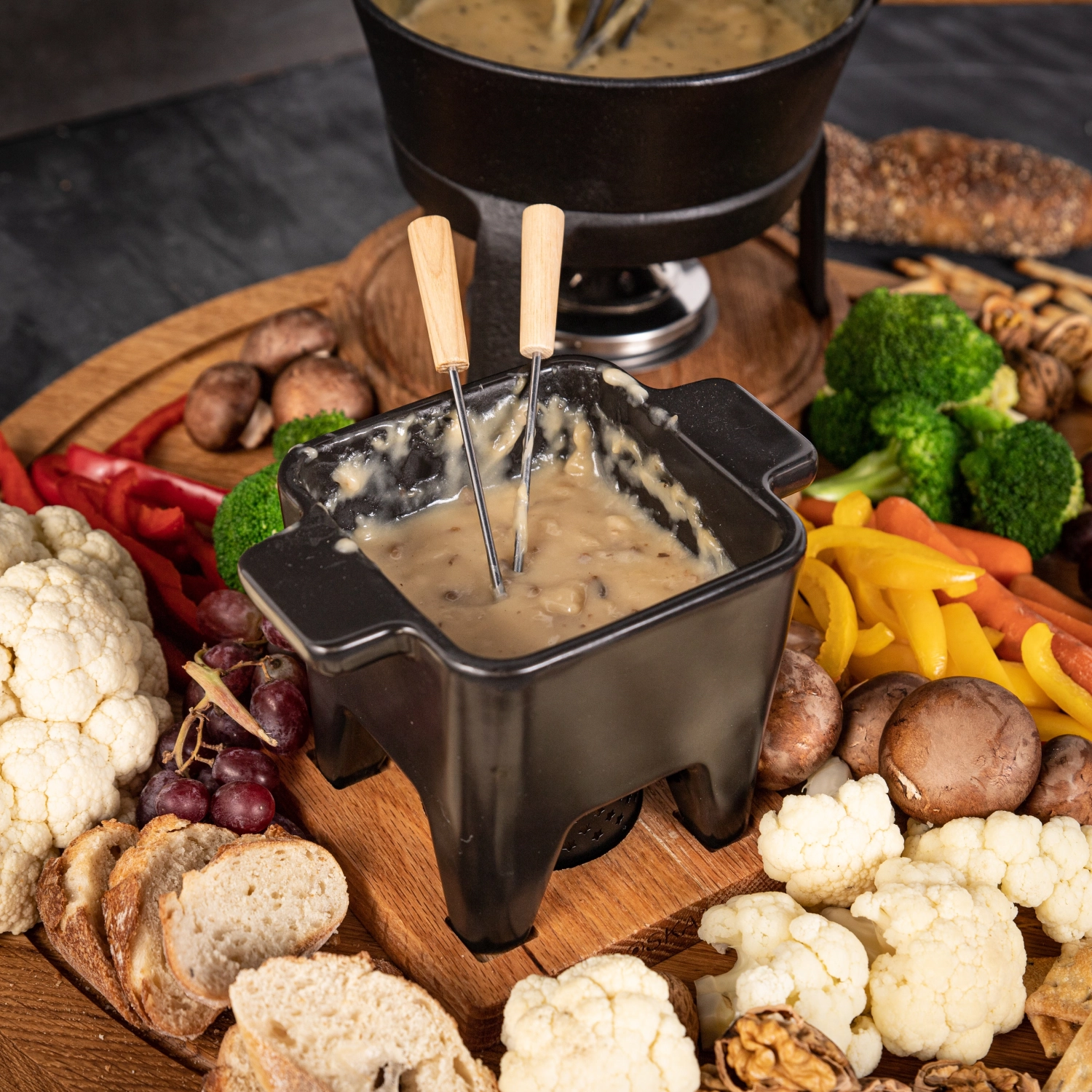 Fondue tapas nero l 400ml
