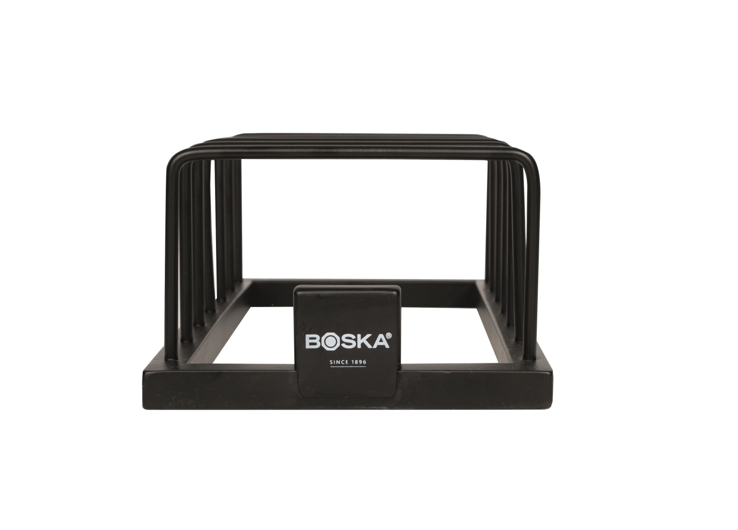 Servierbrett Display für 6 Stk., Stahl, schwarz