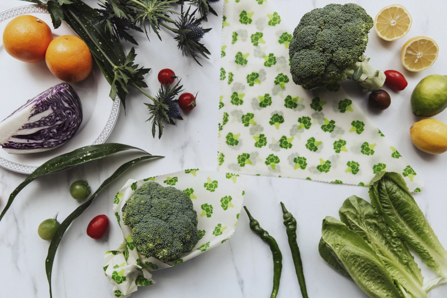 3er Set Bienenwachstuch