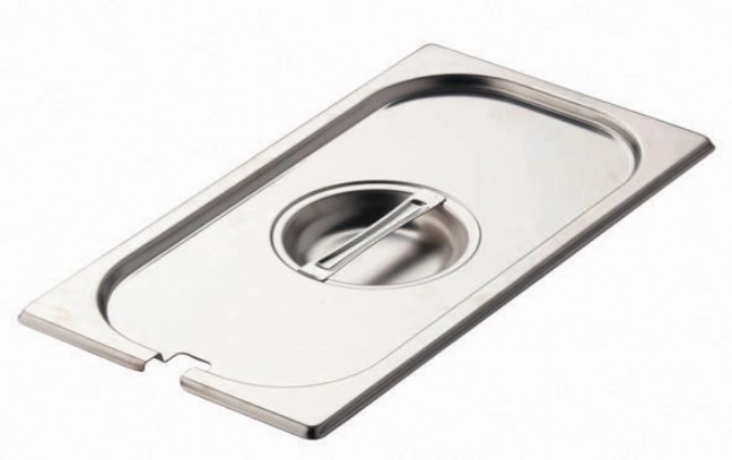 GN Deckel 1/2 mit Löffelaussparung