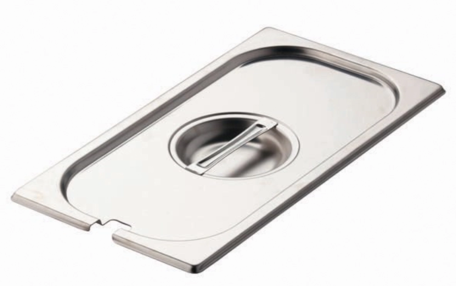 GN Deckel 2/4 mit Löffelaussparung