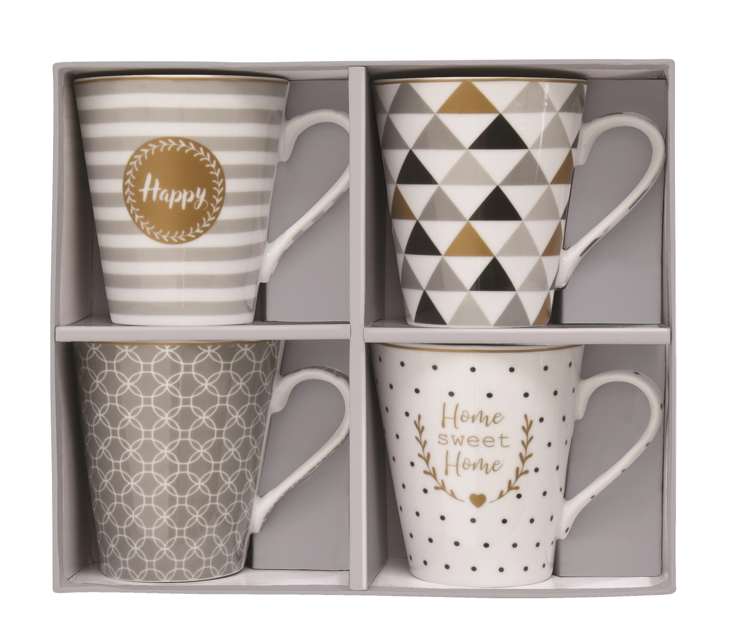 Lot de 4 tasses à café Coffee Mania