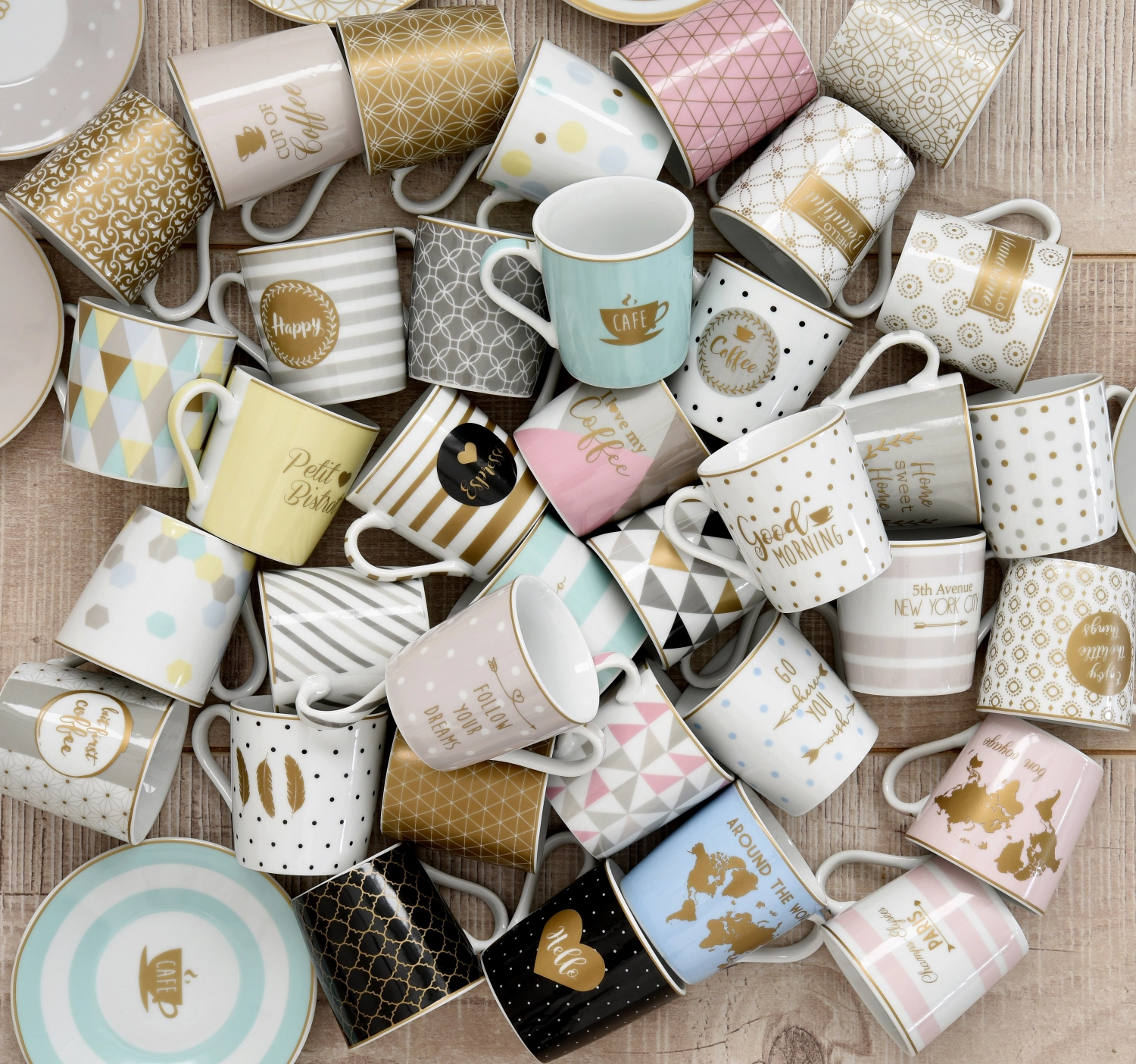 Lot de 4 tasses à café Coffee Mania