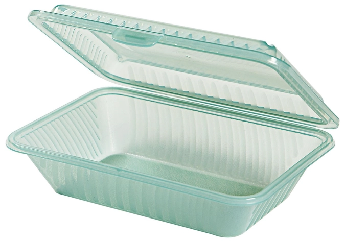 Eco-Takeouts Behälter, grün 23,5 x 17 x 7 cm