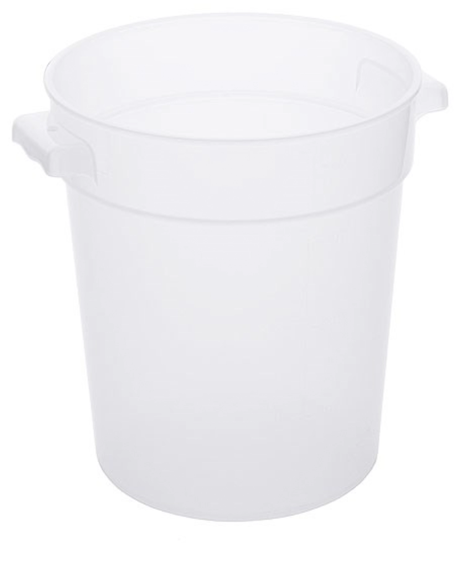 Boîte à provisions sans couvercle, ronde PP, 18x21 cm - 4l