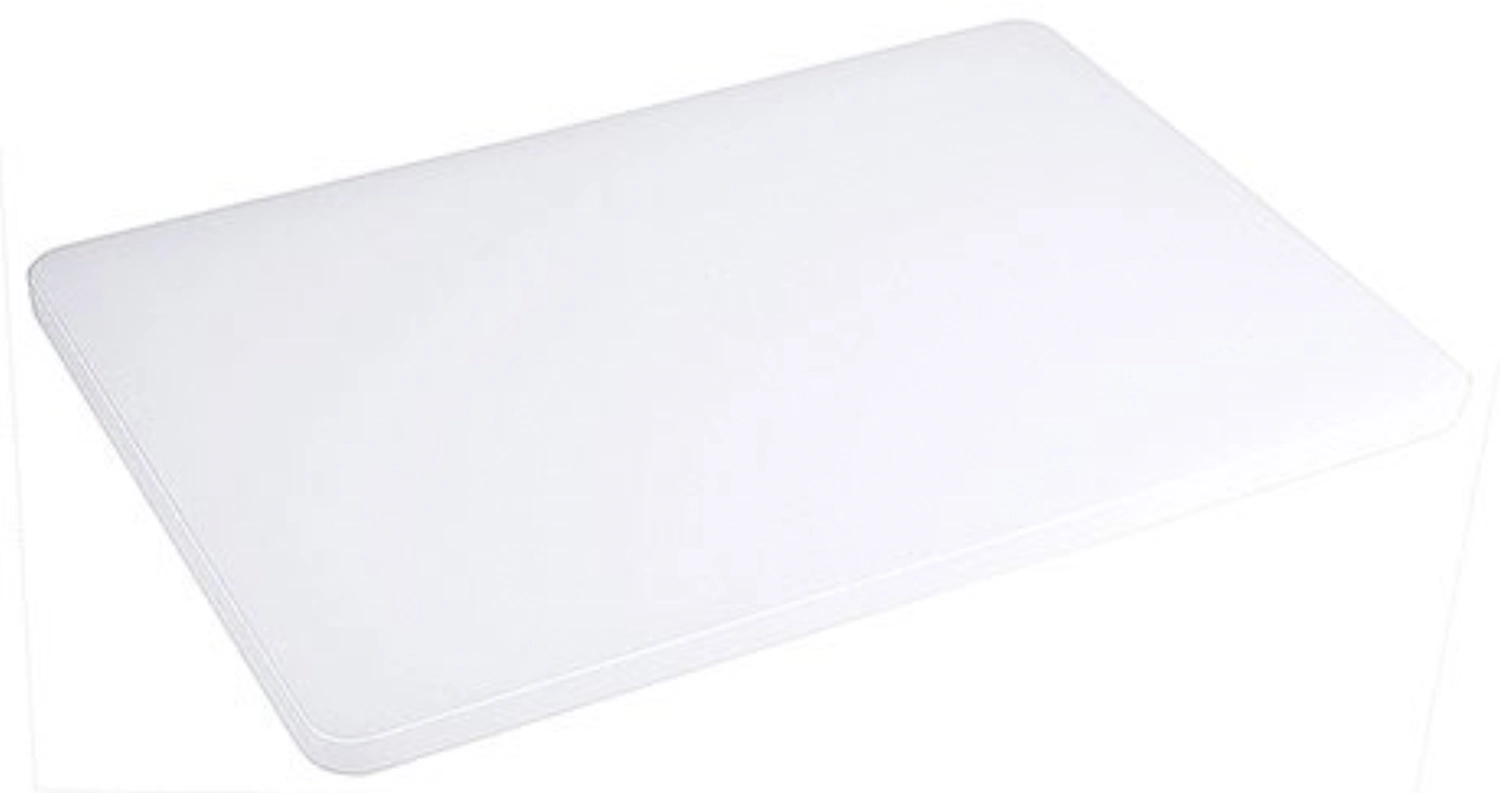 Planche à découper sans pieds blanc, 1/2, 32.5x26.5x2cm