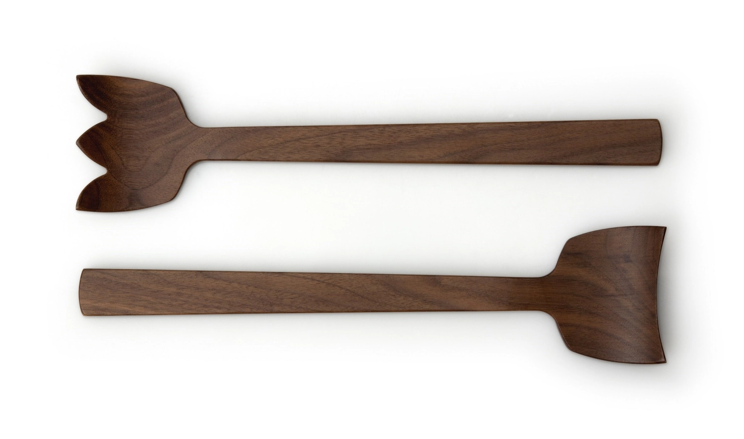 Walnuss Salatbesteck