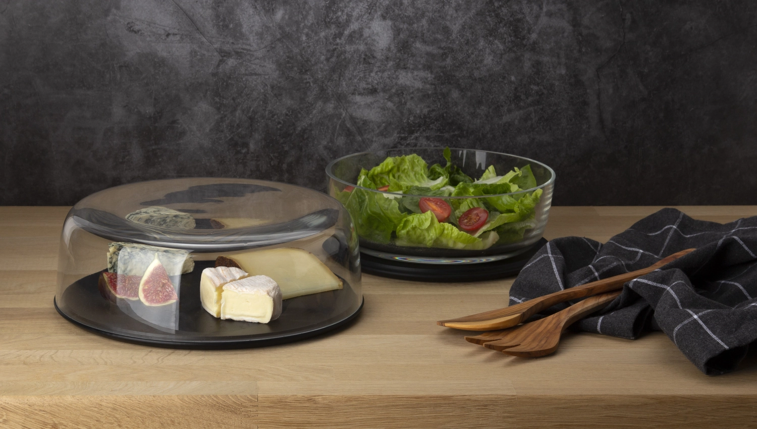 Duracore cloche à fromage et bol à couvercle, 27cm