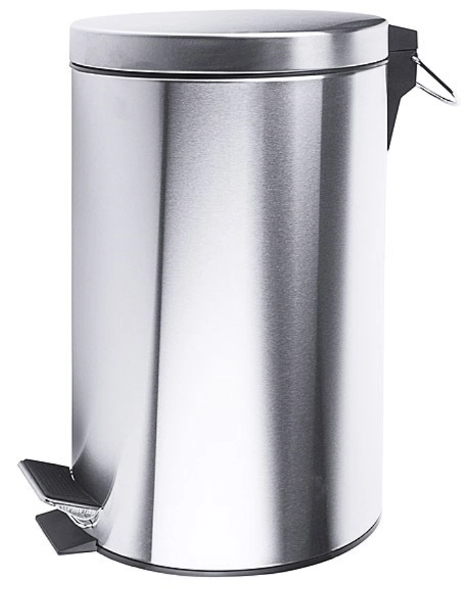 Poubelle à pédale 18/0, 17x25 cm - 3l