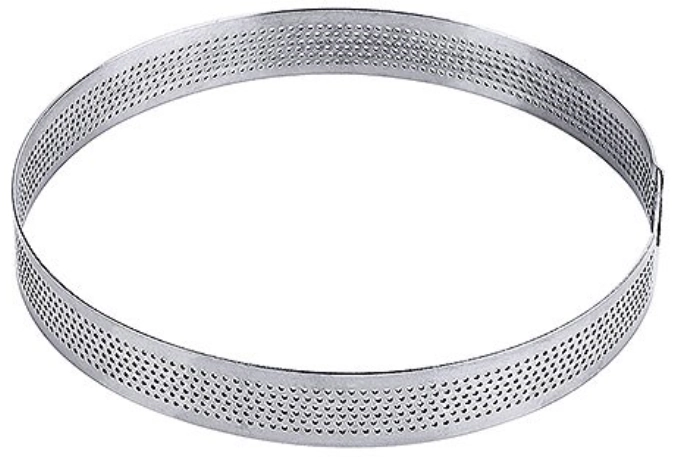 Tortenbodenring, rund, perforiert, 15x2 cm