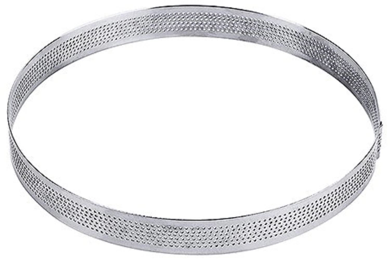 Tortenbodenring, rund, perforiert, 18x2 cm