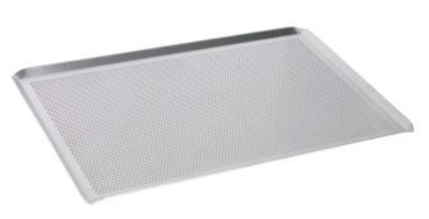 Backblech Aluminium gelocht, GN1/1 H: 1cm