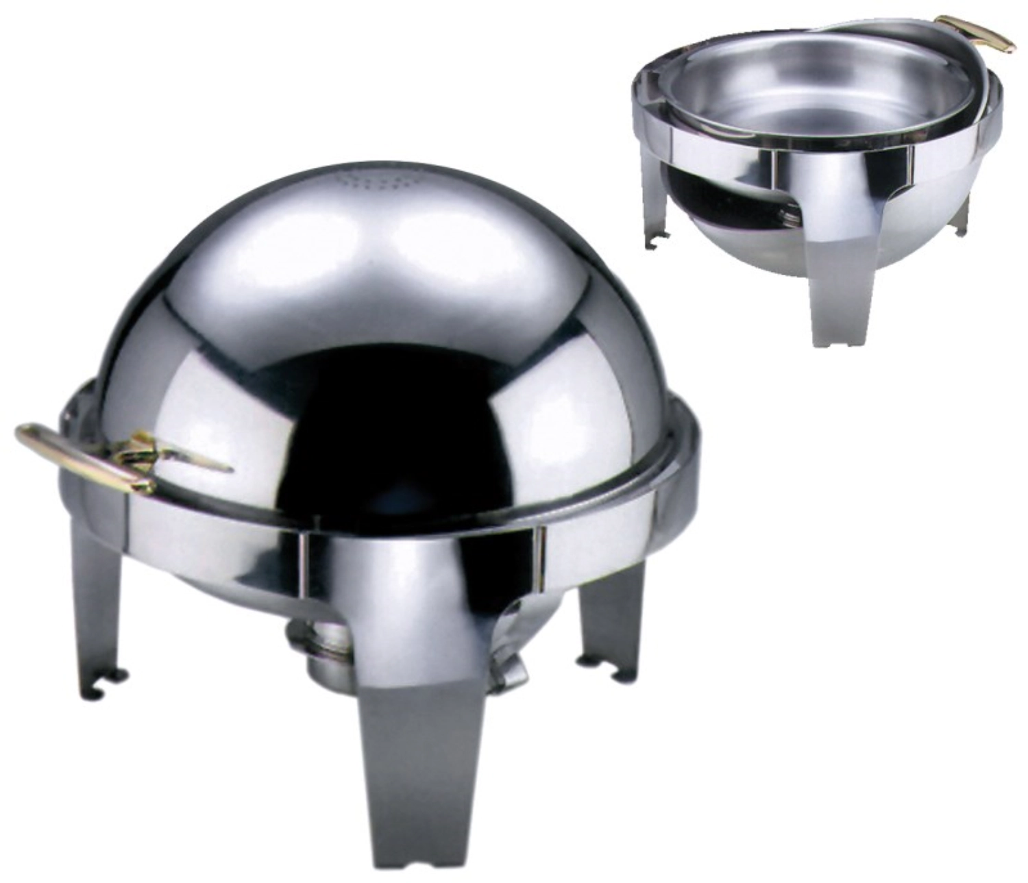 Chafing Dish rond 6.8lt, Insert D : 40cm, Rolltop