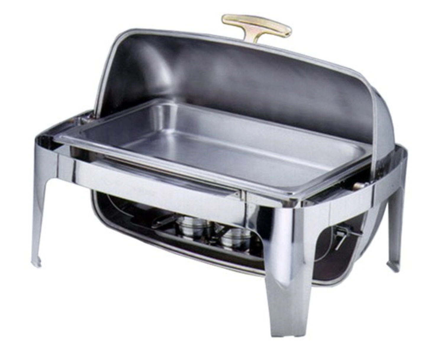 Chafing Dish a. couvercle roll-top 43x 64cm