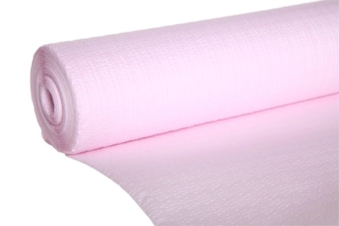 Papier-Tischdecke altrosa, gewaffelt, 1.18x20 m