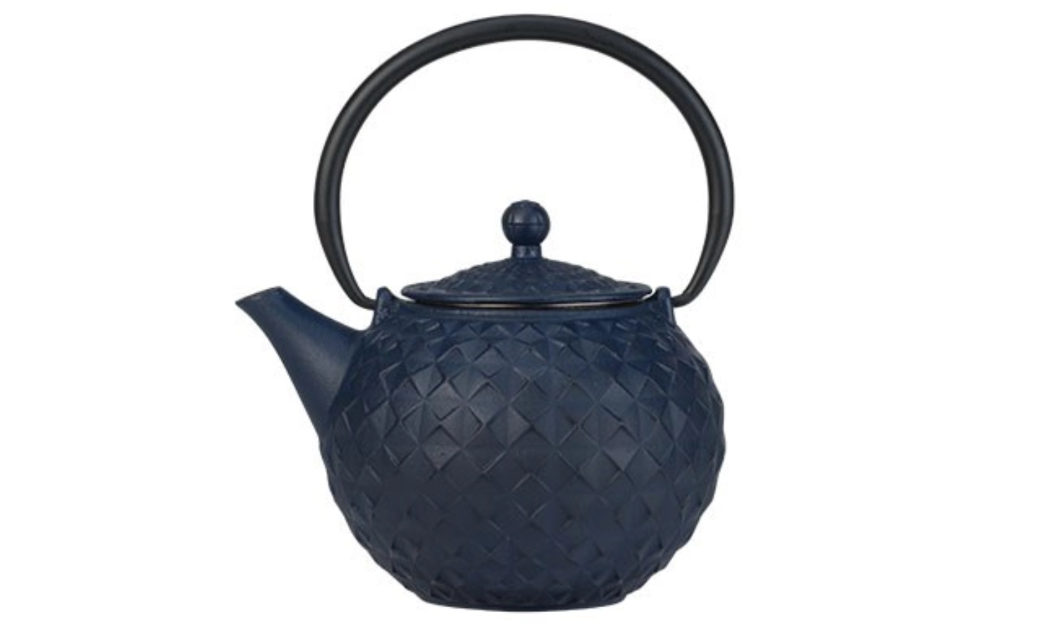 Sakai Teekanne Gusseisen mit Sieb, blau, 1 lt