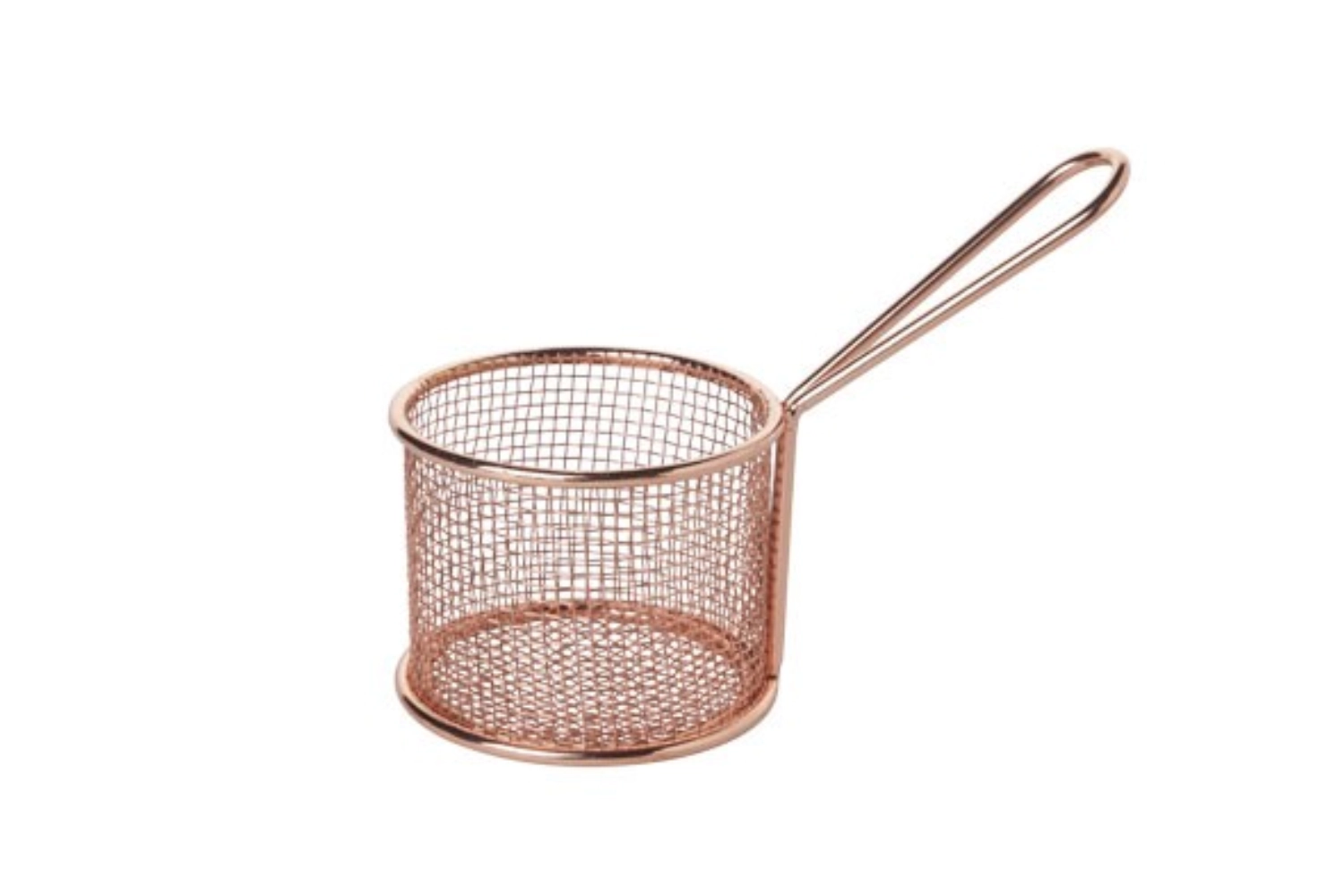 Panier de frites cuivre plaque 6.5xh7.5