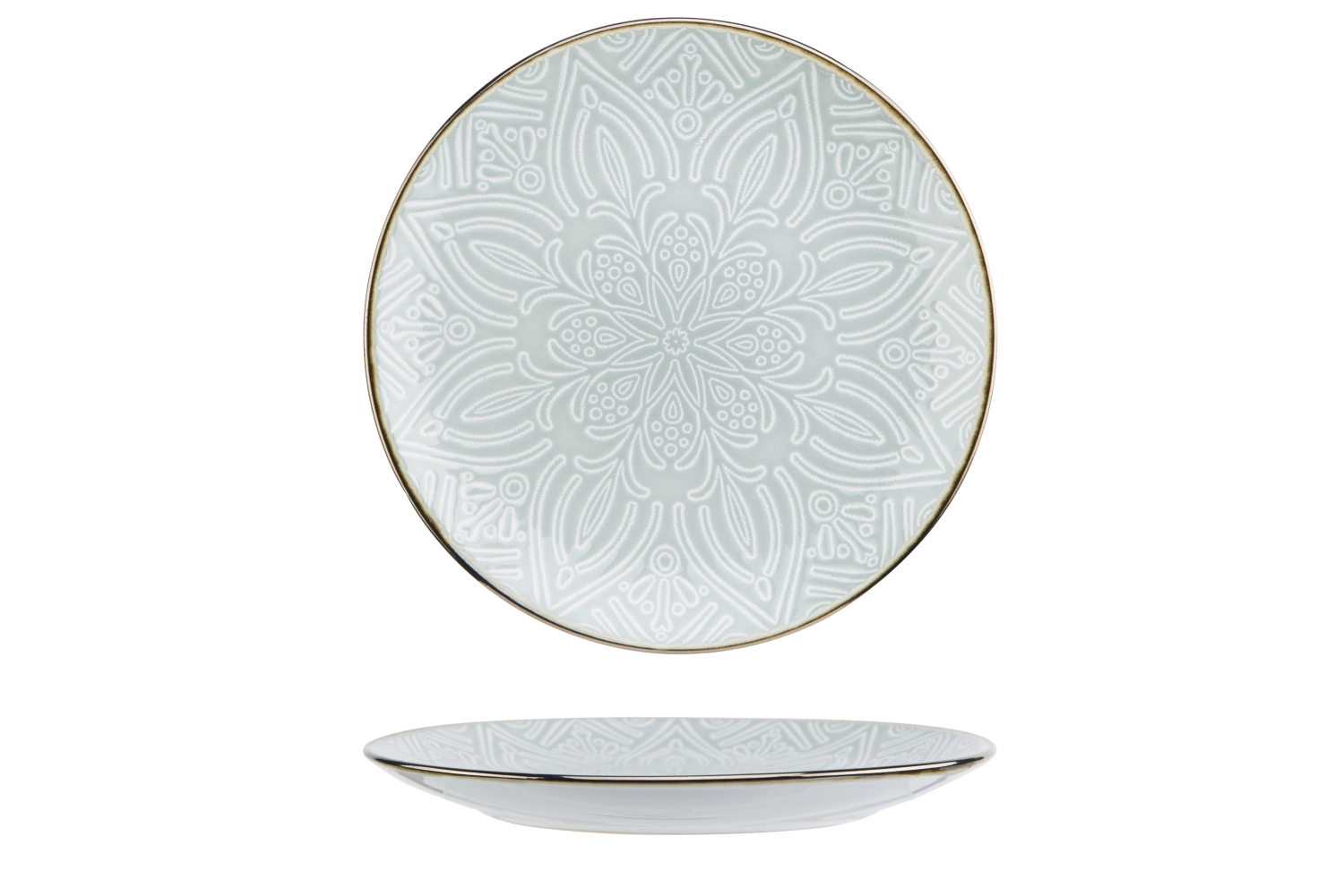 Murano green assiette dessert d20cm