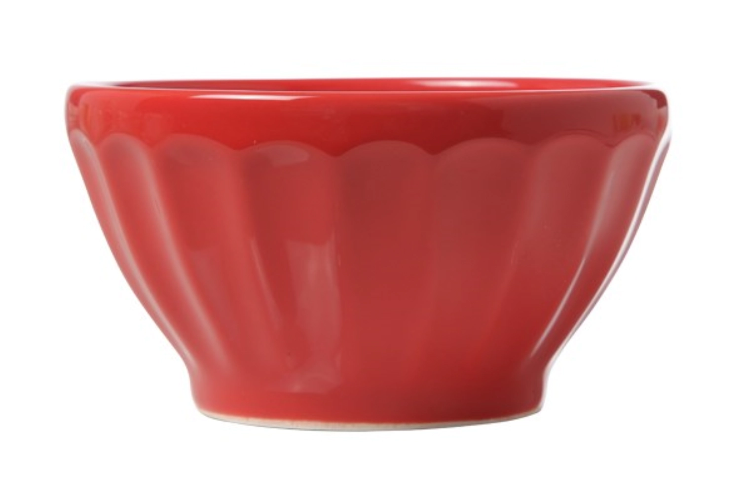 Facetta Schüssel rot, D 14 x 7.5cm