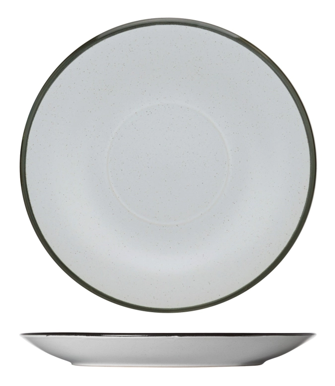 Speckle white sous-tasse d14,5cm