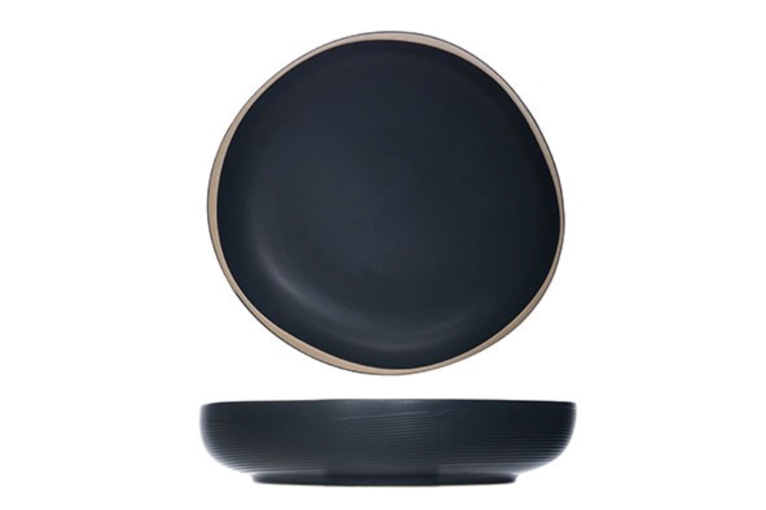 Galloway Black Teller tief, D 19cm H: 4cm
