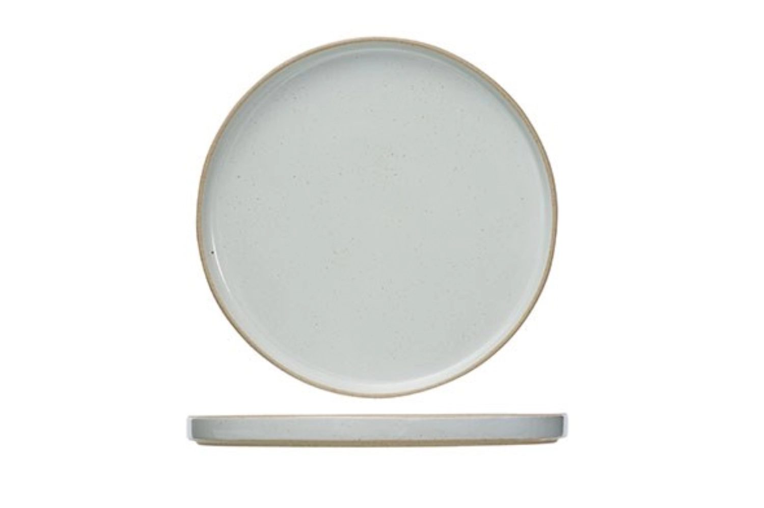 Concrete assiette plate bleu clair, ø 28 cm