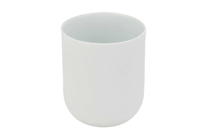 Charming white Becher ohne Henkel, 24cl, D 7.8 x H 9.2cm