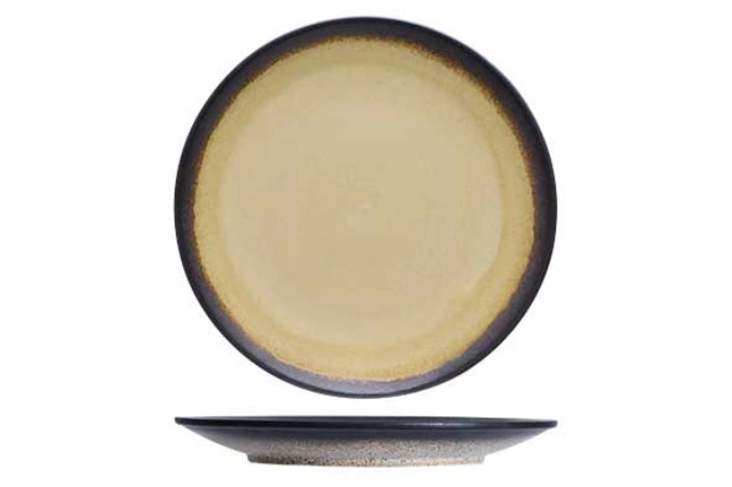 Fervido Teller flach, gelb D 26.5cm