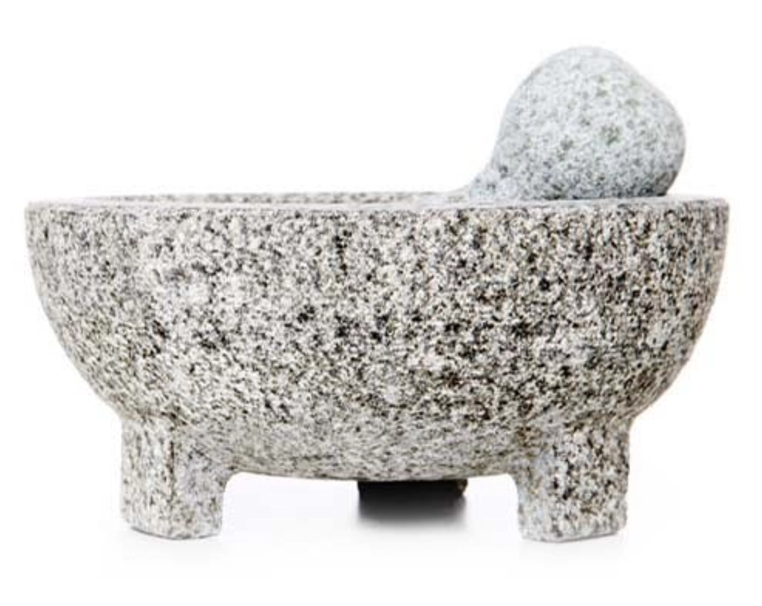 Mortier + pilon d20xh8.5cm granite