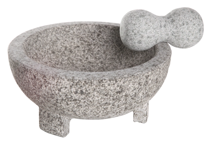 Granit Mörser m. Stössel, 20x8.5cm