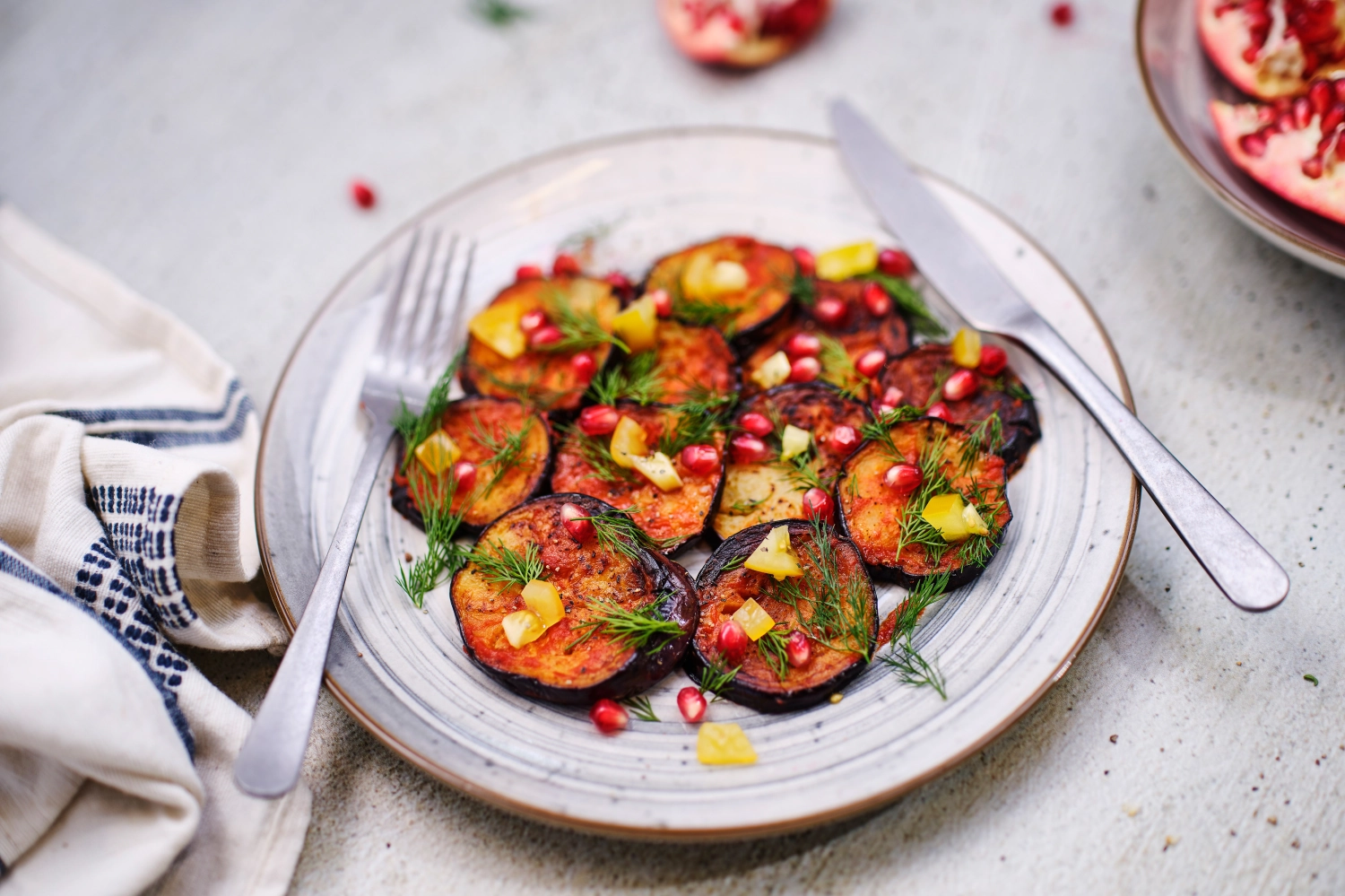 Sintra 2.0 Dusty Blue Teller flach, 26cm