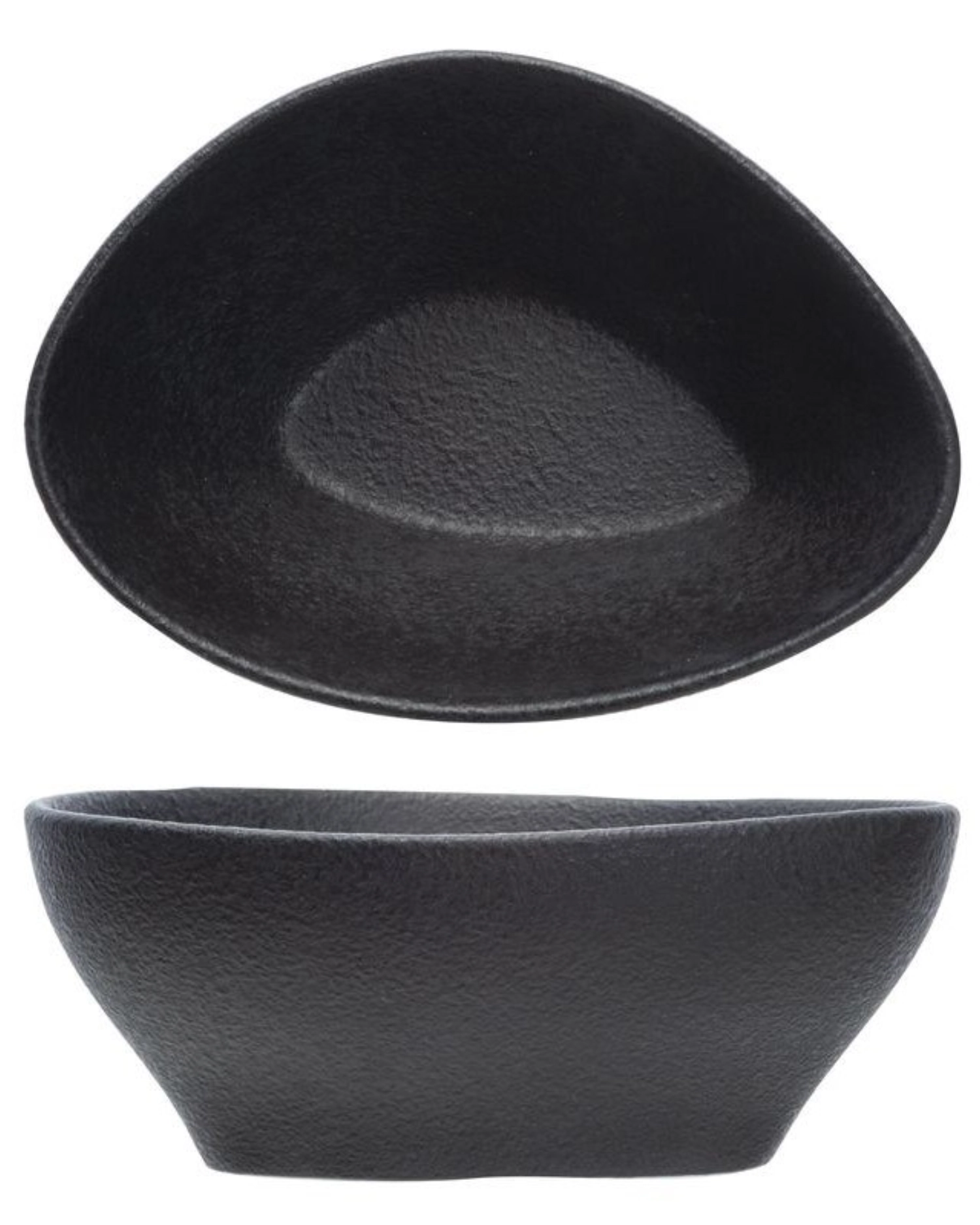 Blackstone Triangle Bol, 14 x 10.5 x 6cm