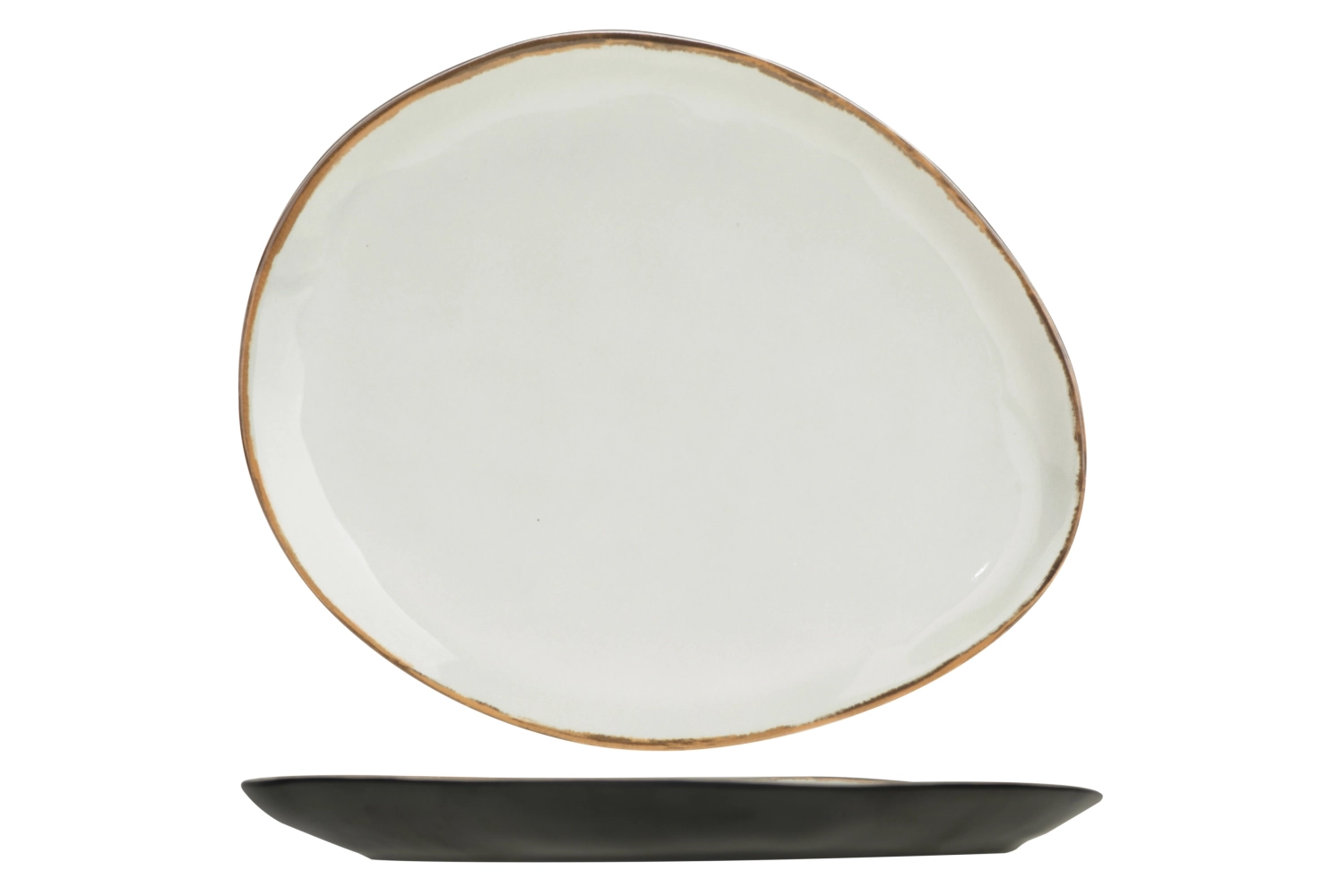 Plato unbreakable assiette ovale 19,5x